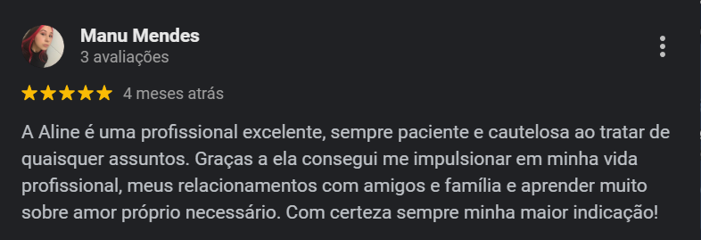 Feedback sobre autoestima e relações